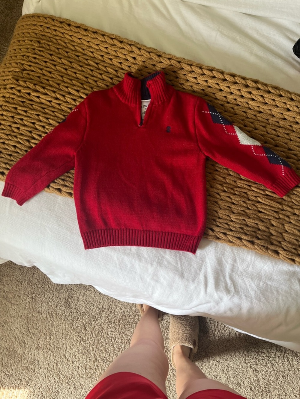 Izod toddler quarter zip